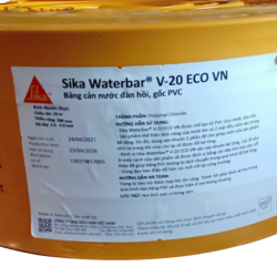 Băng cản nước đàn hồi gốc PVC - Sika Waterbar® V-20 ECO VN